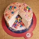 Decorative hidden gems cake – image 1