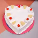 delicious heart shaped pineapple cake – image 1
