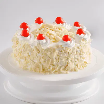 Delightful white forest cake