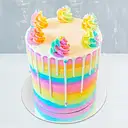 Fairy cream rainbow cake – image 1