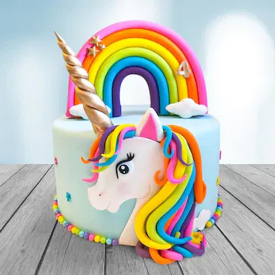Fariy tail unicorn cake