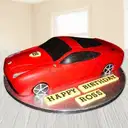 Ferarro car shape fondant cake – image 1