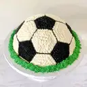 Footh design cream cake – image 1