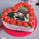 Forever love express photo blackforest cake – image 1
