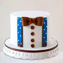 Gentle man fondant cake – image 1