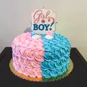 Girl | Boy shower cake – image 1