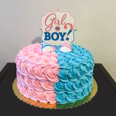 Girl | Boy shower cake