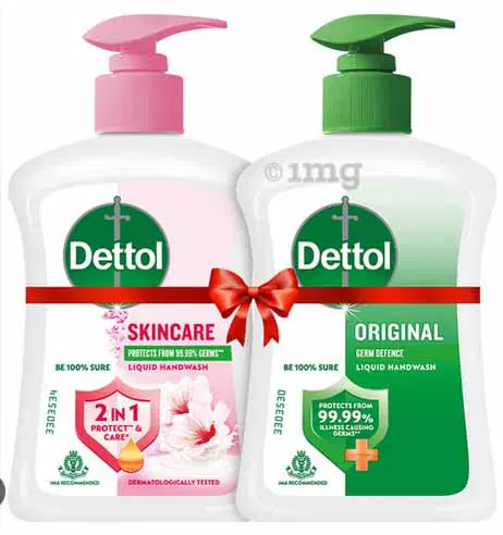 Dettol Original & skin care Hand wash buy one get one free
