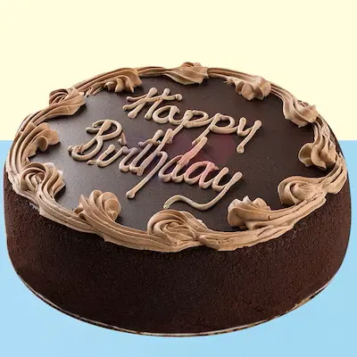 Happy bday chocolate cake