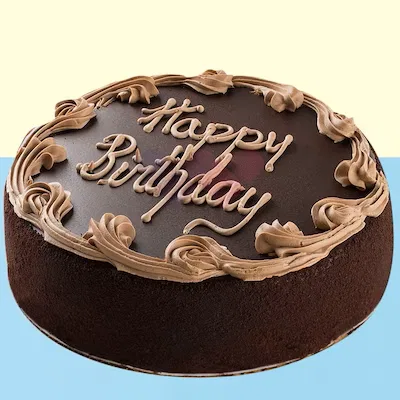 Happy bday chocolate cake