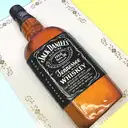 jack daniels bottile shaped cake – image 1
