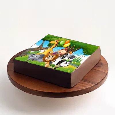 Jungle chocolate cake