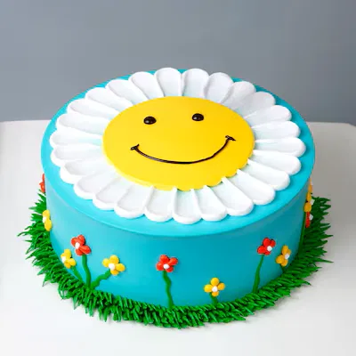 Keep smiling pineapple cake