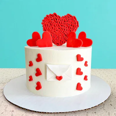 Love littile heart cake