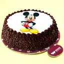 Mickey mouse black forest cake – image 1