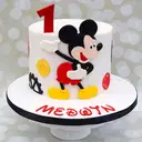 Micky mouse welcome fondent cake – image 1
