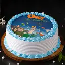 Oggy Vanilla Poster Cake – image 1