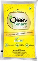 Oleev Smart Oil, Fortified with VIT A, D, E and K, 1L Pouch – image 1