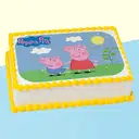 Peppa pig photo cake – image 1
