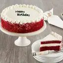 red velvet name cake – image 1