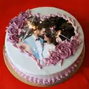 Say cheers togeather photo cake – image 1