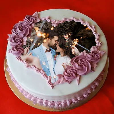 Say cheers togeather photo cake