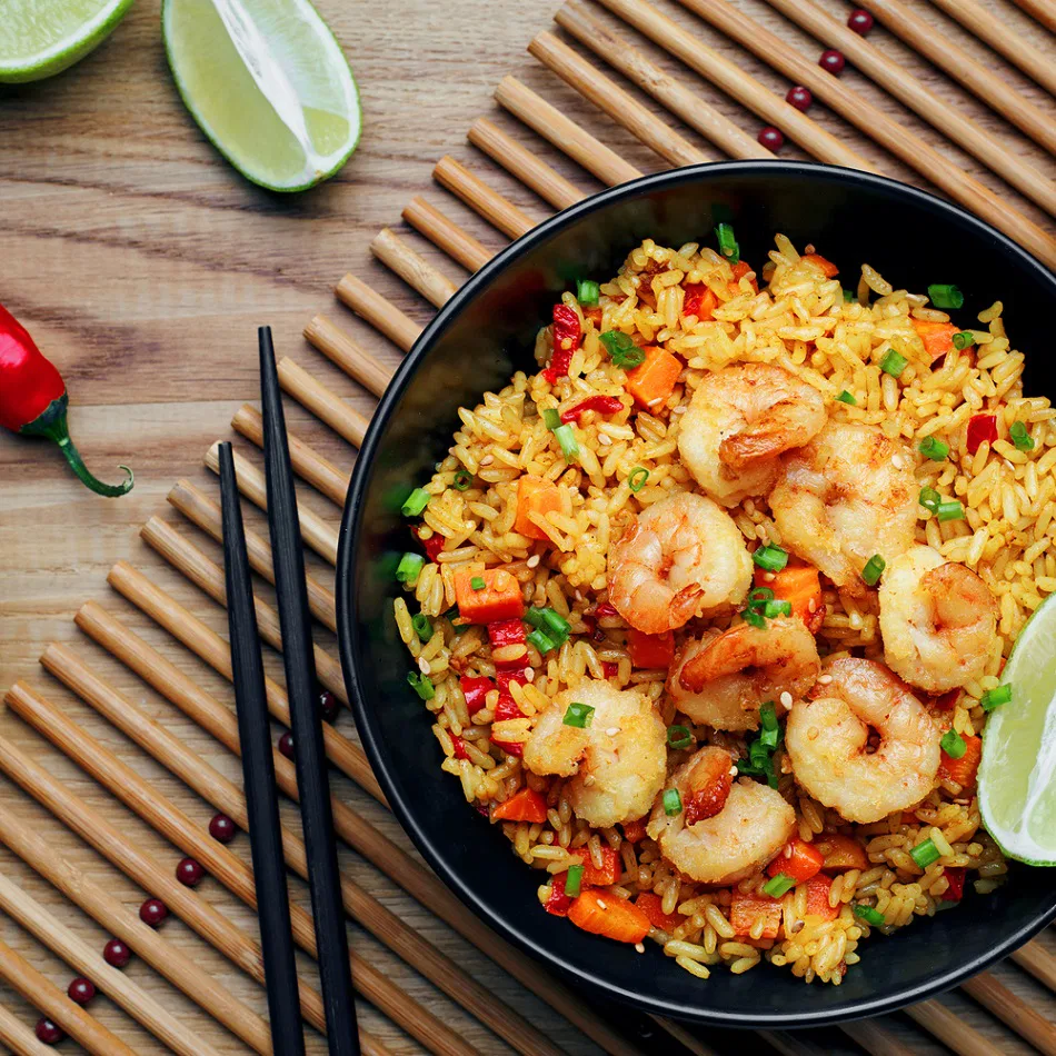 prawn fried rice
