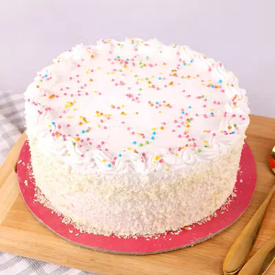 Soft vanilla cake