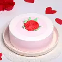 vanilla rose cake – image 1