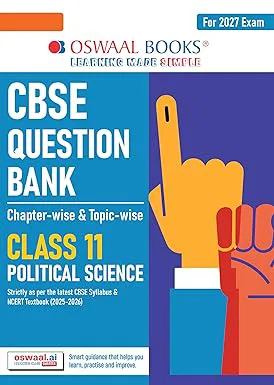 Oswaal CBSE Class 11 Political Science Question Bank