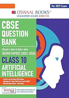 Oswaal CBSE Class 10 Artificial Intlligence Question Bank |