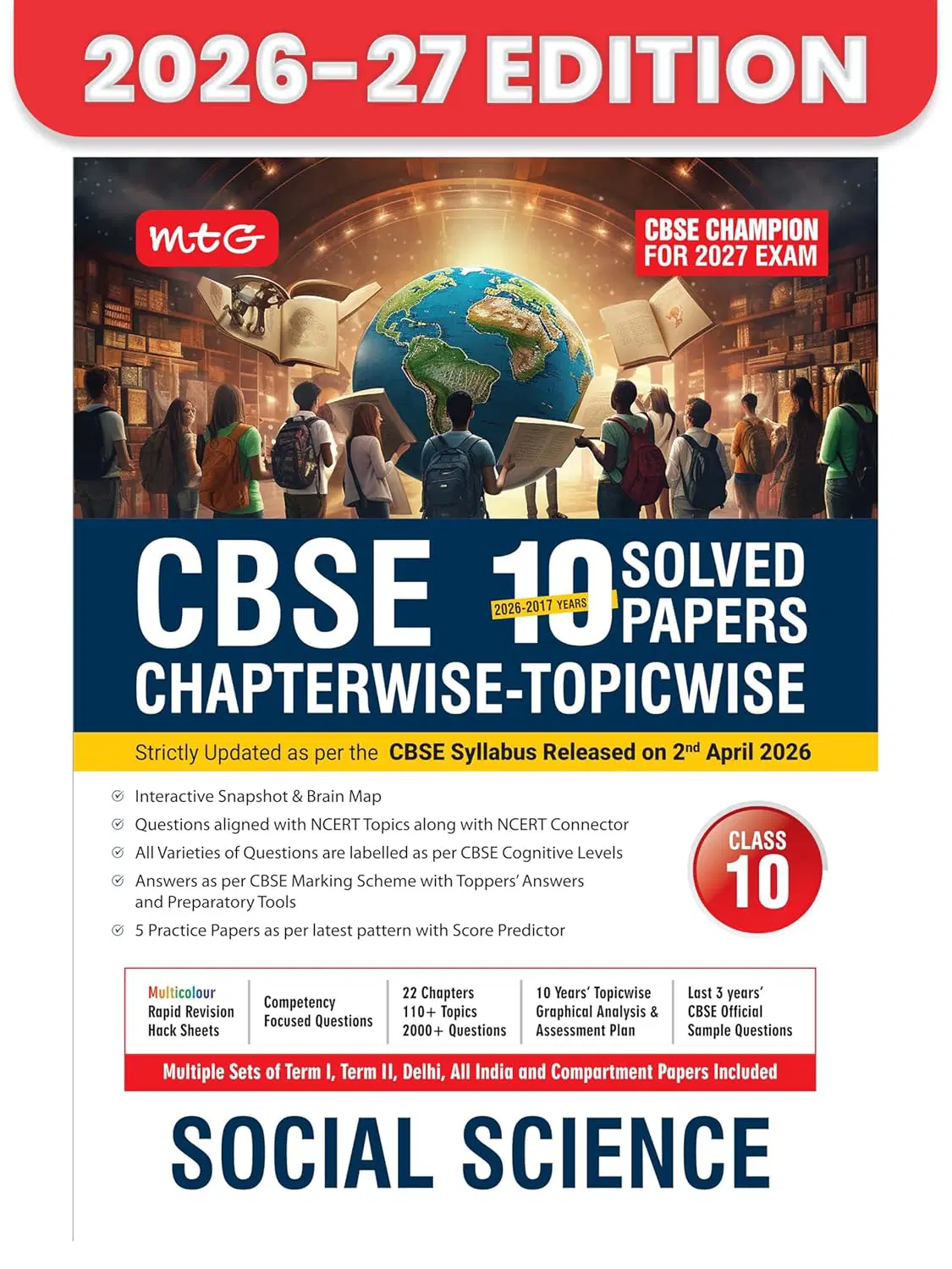 MTG Social Science Chapterwise-Topicwise Class-10