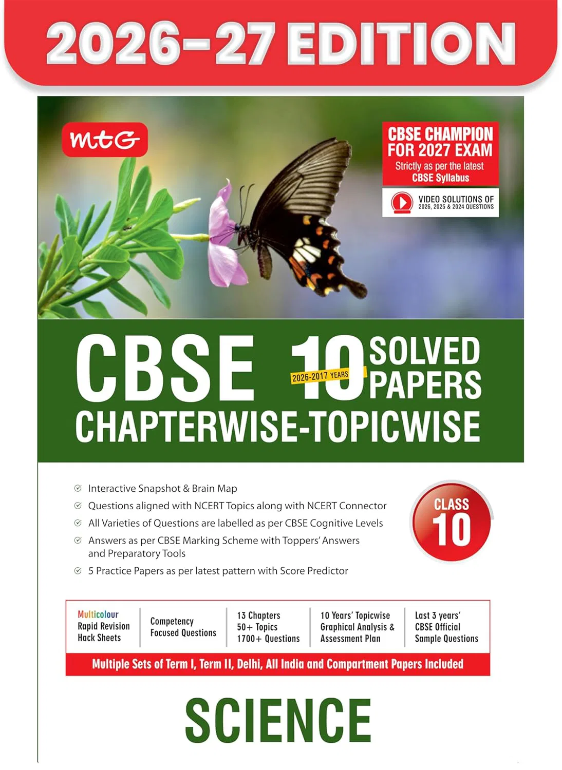 MTG Science Chapterwise-Topicwise Class-10