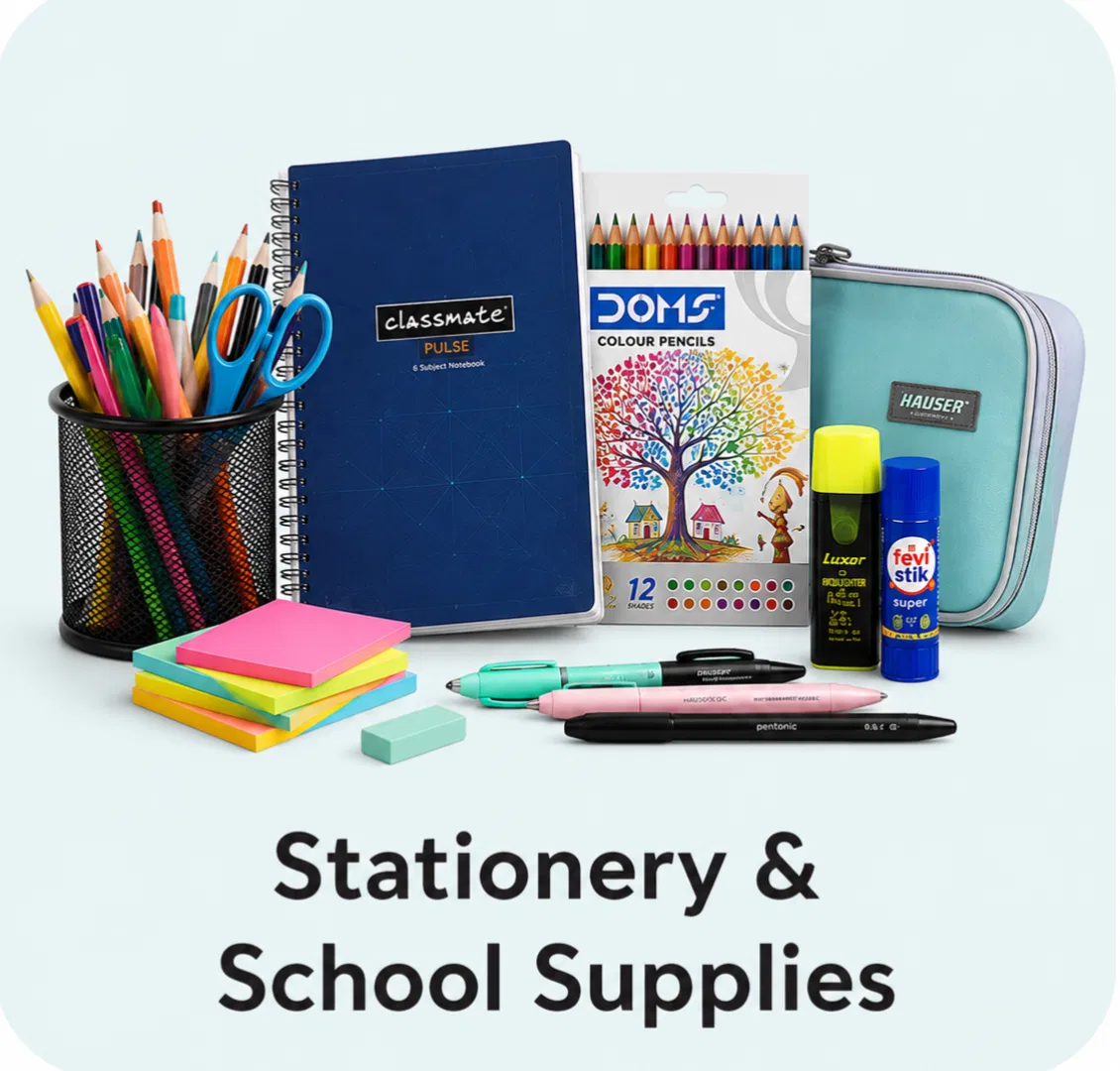 Stationery and school supplies