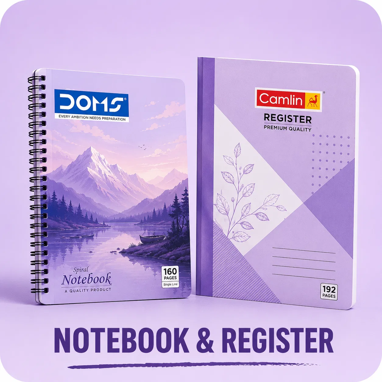 Notebooks and Registers
