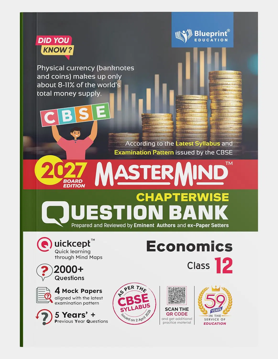Mastermind CBSE Class 12 Economics Question Bank Exam 2027