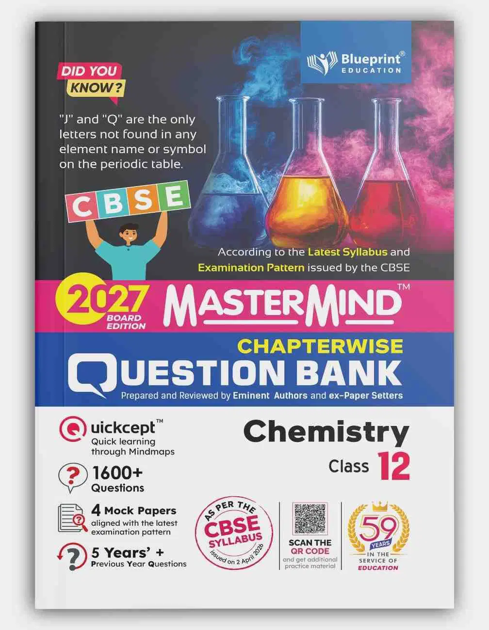 Mastermind CBSE Question Bank Class 12 Chemistry Exam 2027