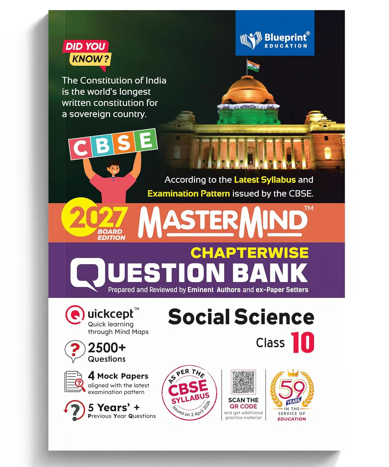 Mastermind CBSE Question Bank Class 10 Social Science Exam 2027