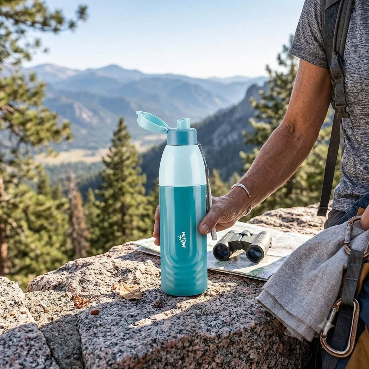 Milton Kool Nectar 900 Plastic Insulated Water Bottle, 700 ml