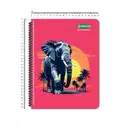 Sundaram A4 Spiral Regiter – 400 Pages Unrulled/Plain Bright White Paper – image 1