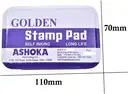 Ashoka Golden Stamp pad - Voilet 95mm x 52mm – image 1