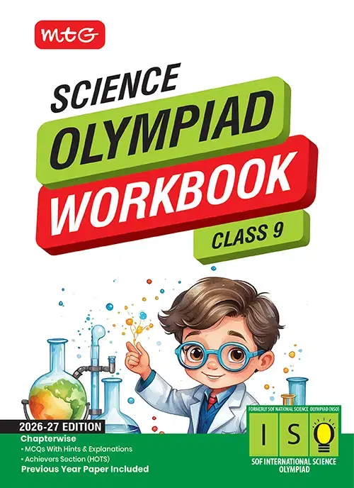MTG Olympiad Workbook Science For Class-9 Exam 2026-27