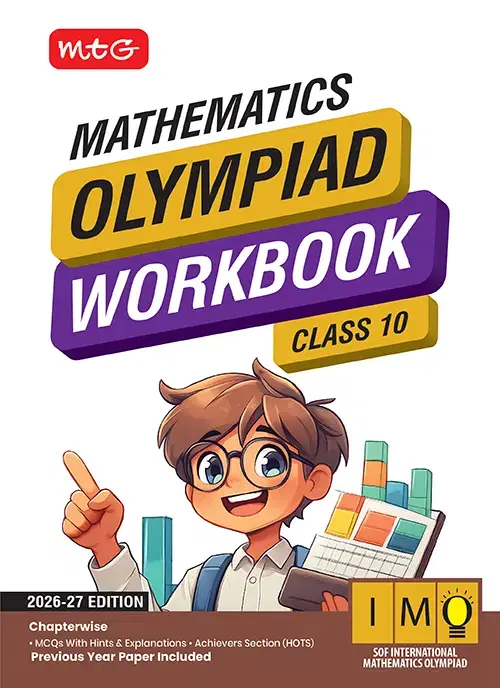 MTG Olympiad Workbook Mathematics For Class-10 Exam 2026-27