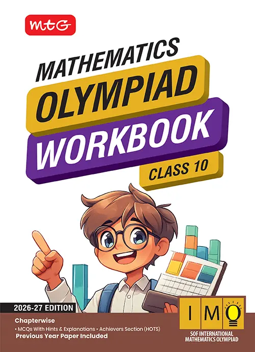 MTG Olympiad Workbook Mathematics For Class-10 Exam 2026-27