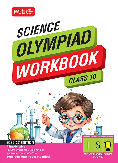 MTG Olympiad Workbook Science For Class-10 Exam 2026-27