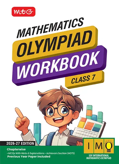 MTG Olympiad Workbook Mathematics For Class-7 Exam 2026-27