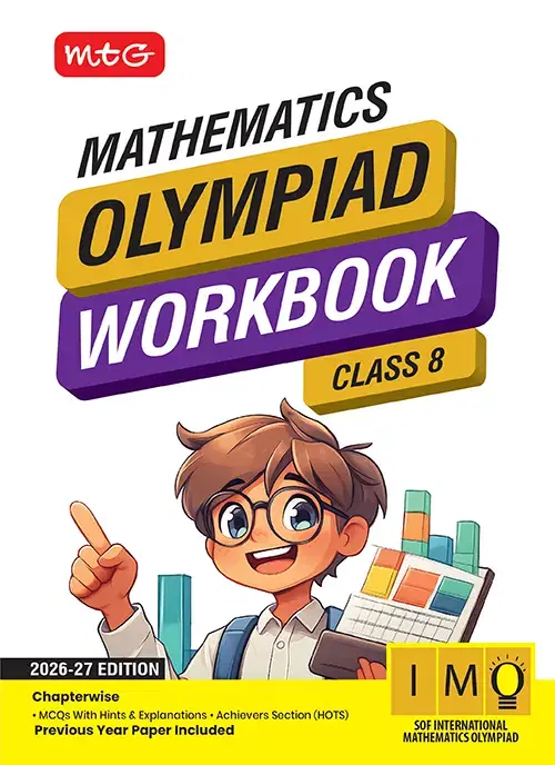 MTG Olympiad Workbook Mathematics For Class-8 Exam 2026-27