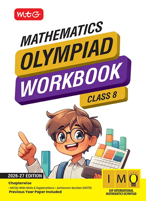 MTG Olympiad Workbook Mathematics For Class-8 Exam 2026-27