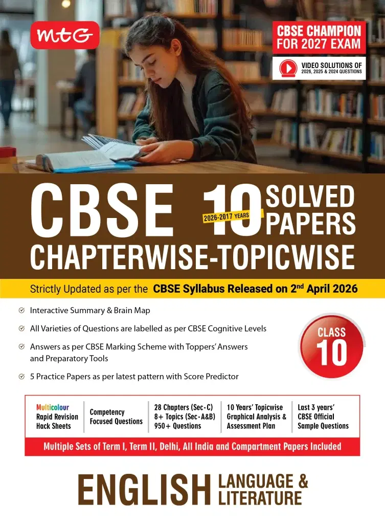 MTG English Lang. & Lit Chapterwise-Topicwise Class-10