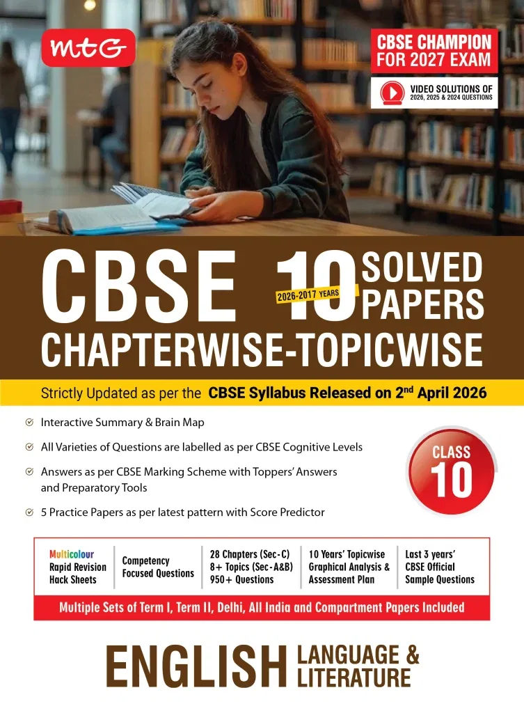 MTG English Lang. & Lit Chapterwise-Topicwise Class-10